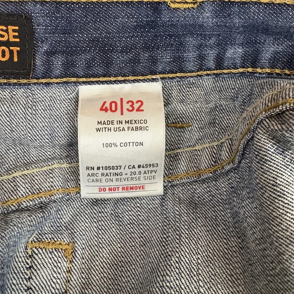 Ariat M4 FR Low Rise Relaxed Bootcut Jeans Mens 40x32 (41X32) Flame Resistant - Picture 8 of 14